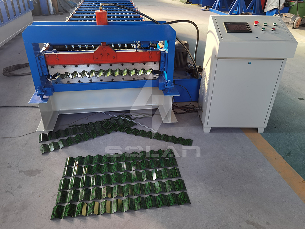 metal roof panel foll forming machine